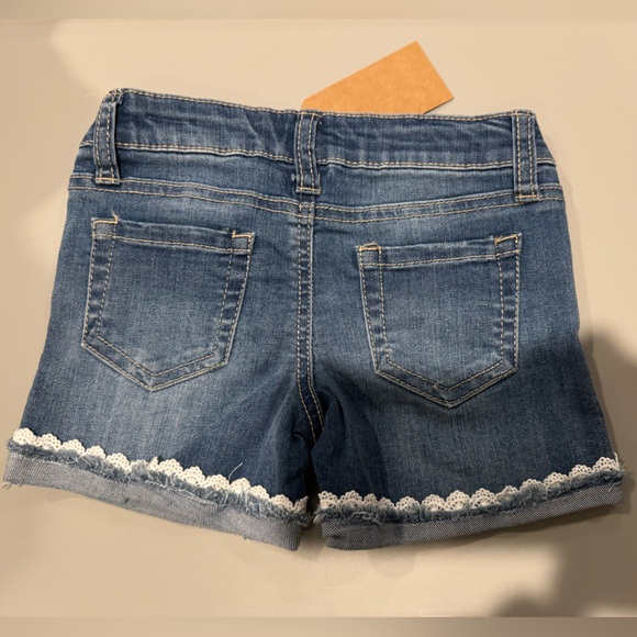 NWT Hippie Girl Shortie Regular Rise Soft Stretch Denim Shorts - Picture 3 of 3